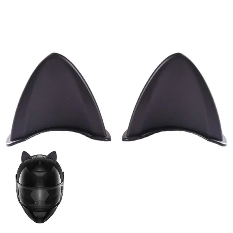 

Cat Ears Helmets Sticker Cat Ears Helmets For Women Self-Adhesive Helmets Cat Ears Ornament Accessory For Motorcycle Girls