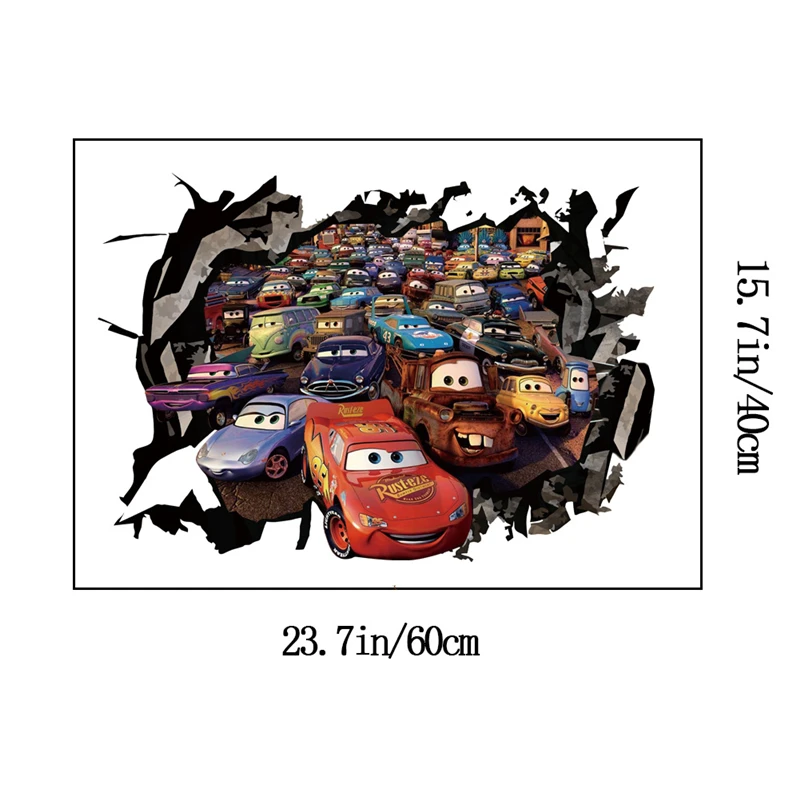 

3D наклейки на стену Potdemiel McQueen