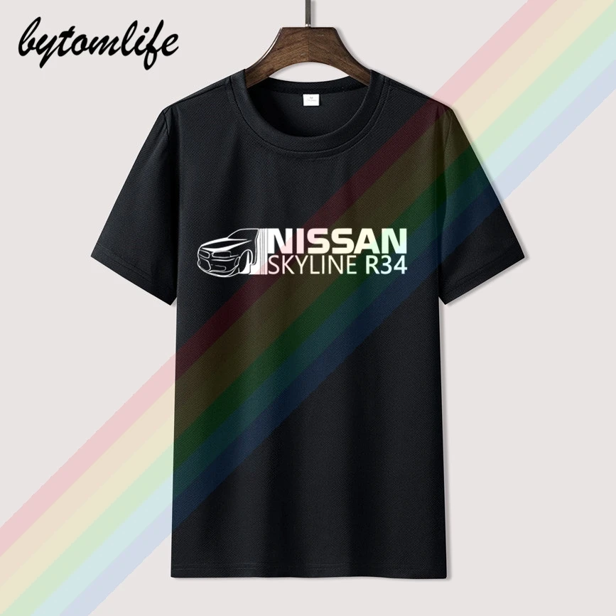 

Mens T-Shirt Nissan Skyline r34 to 5xl