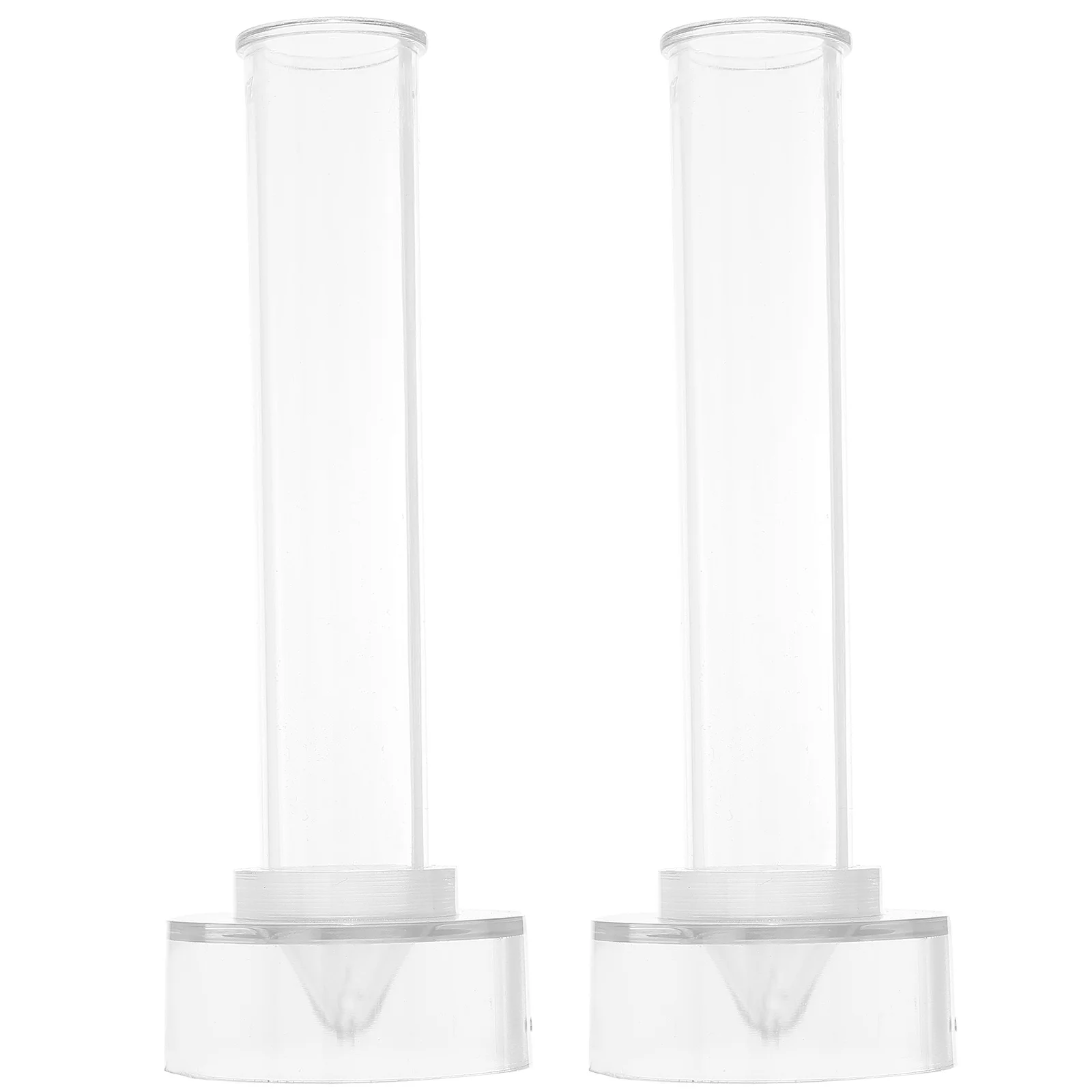 

2pcs Convenient Acrylic Mold for Candles Making Acrylic Diy Mold Taper Mold