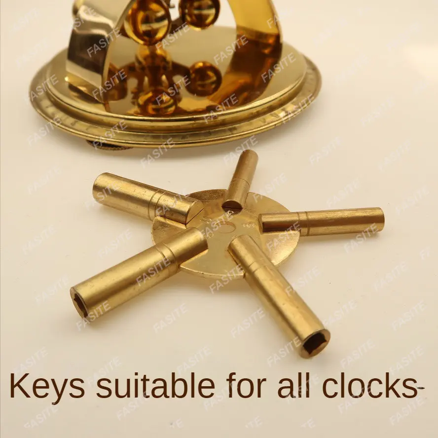 

Механические настенные часы с медным ключом, движущиеся настенные часы-дедушка с несколькими головками, элементы для ремонта всех движений