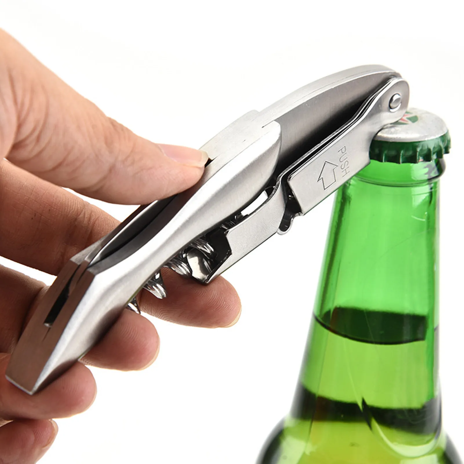 

Waiter Corkscrew Wine Opener Wine Corkscrew Stainless Steel Corkscrew Bottle Opener Great For Kitchen Restaurant Bars And Wine