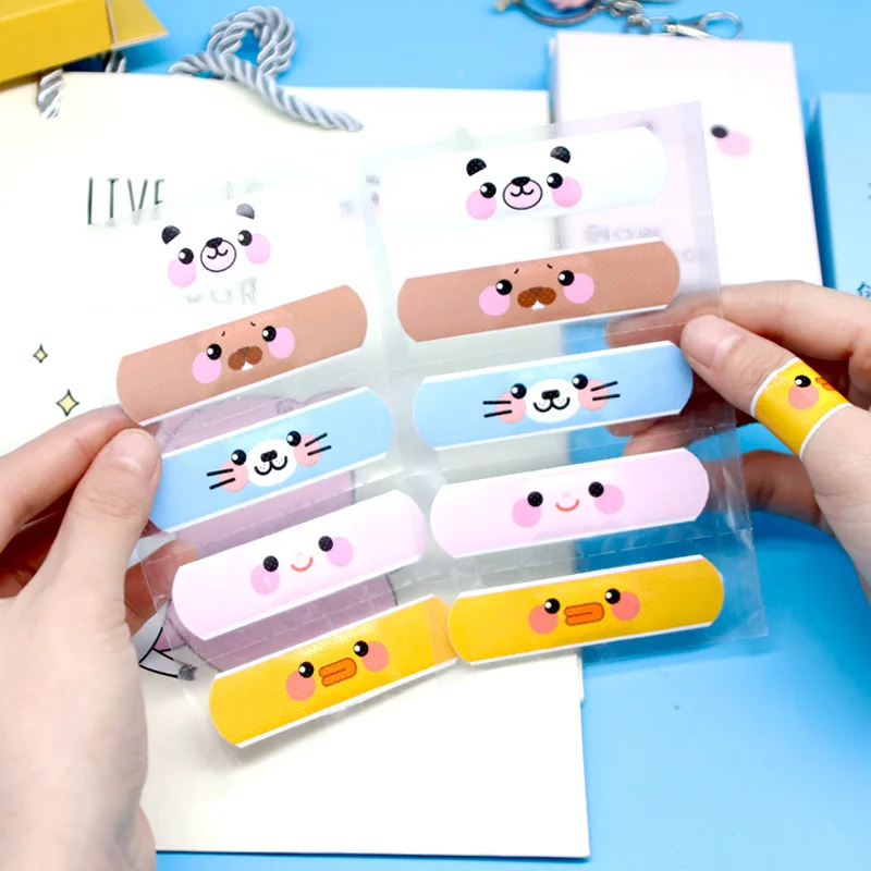 20 шт./корт. Дышащая клейкая повязка с рисунком мультяшных животных Детская