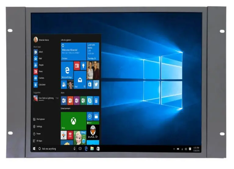 

Industrial monitor outdoor use 17 inch square 1280*1024 open frame touch screen monitor with 1000 nits