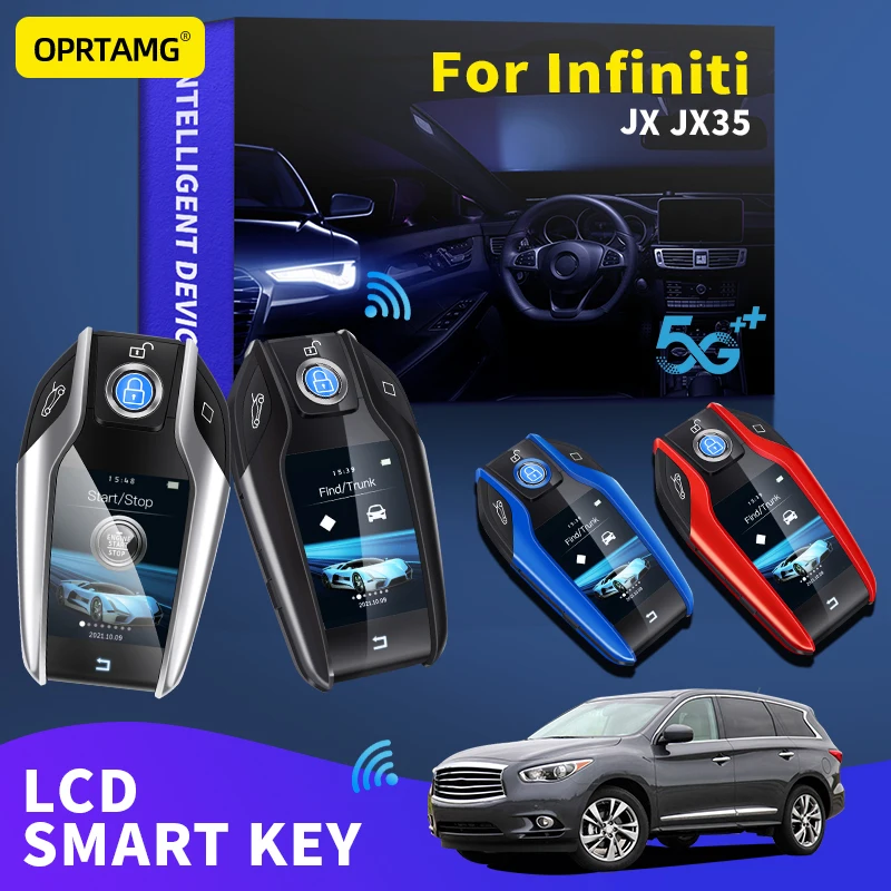 

Модифицированный автомобильный смарт-ключ OPRTAMG с ЖК-дисплеем, дистанционный смарт-ключ для Infiniti JX JX35 1996 1997 1998 1999 2000 2001 2002 2003 2009 2010 2021