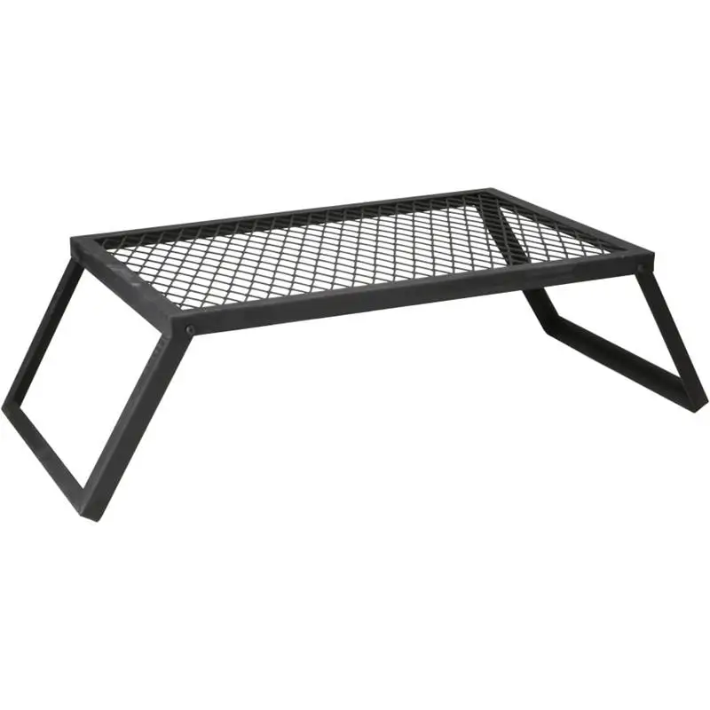 

Camp Over-fire Grill,Folding Camping Grill Grate,Camping Cookware,Heavy-Duty,24" x 16"