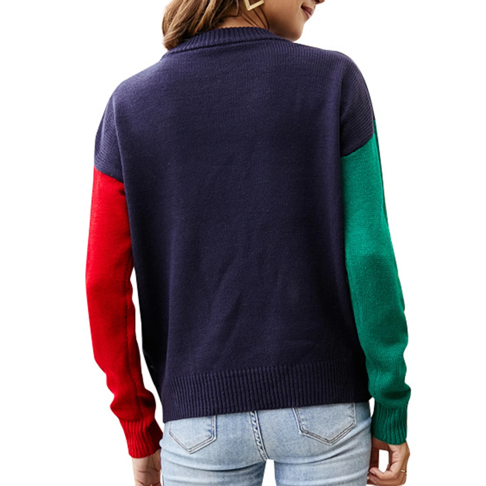 

Пуловер для девочки, Рождественский топ, удобный, для женщин, официальный, Повседневный, праздничный, бальный