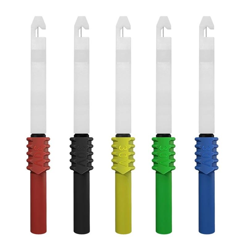 

Wire Piercing Probe with Insulation Piercing Clips Multimeter Probes Needle 5pcs 87HB