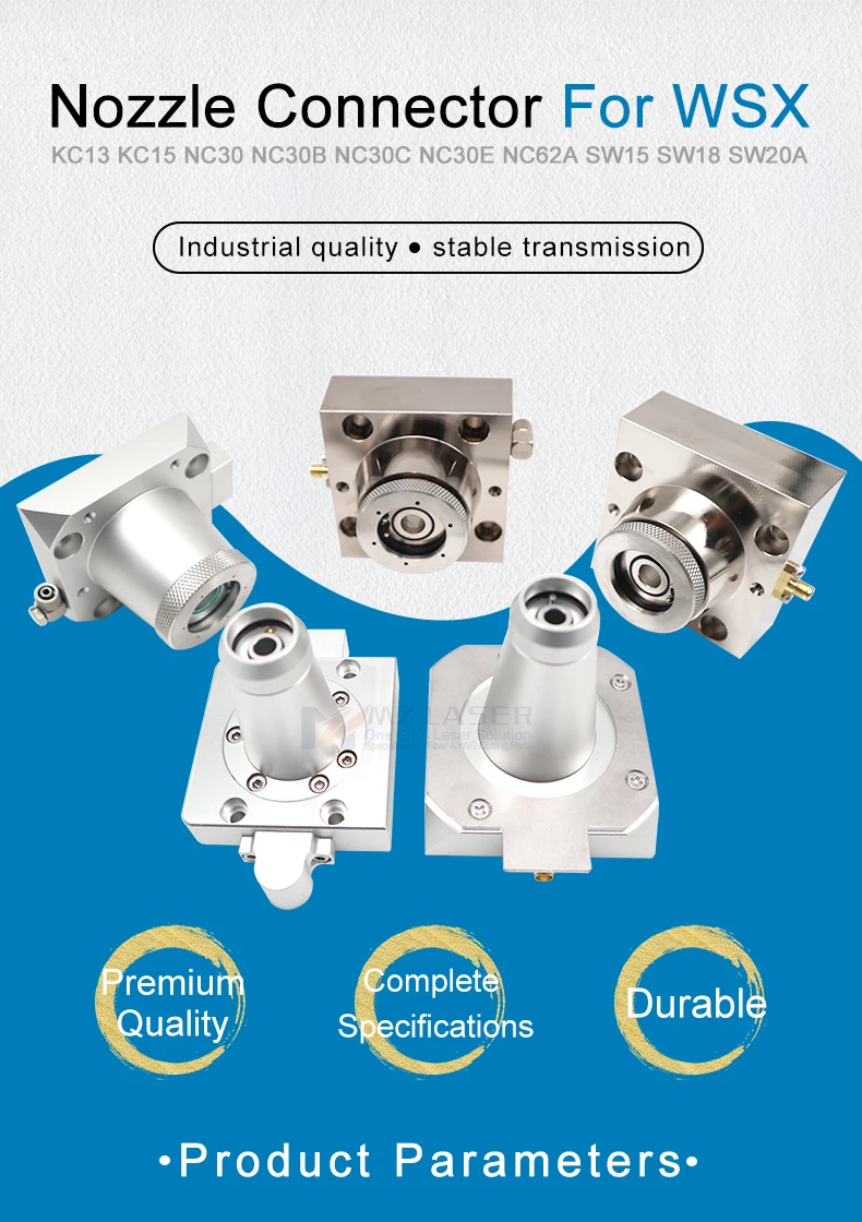 Mingla ser коннектор сопла емкостный датчик для WSX NC30E NC30A F125 F150 волоконная машина