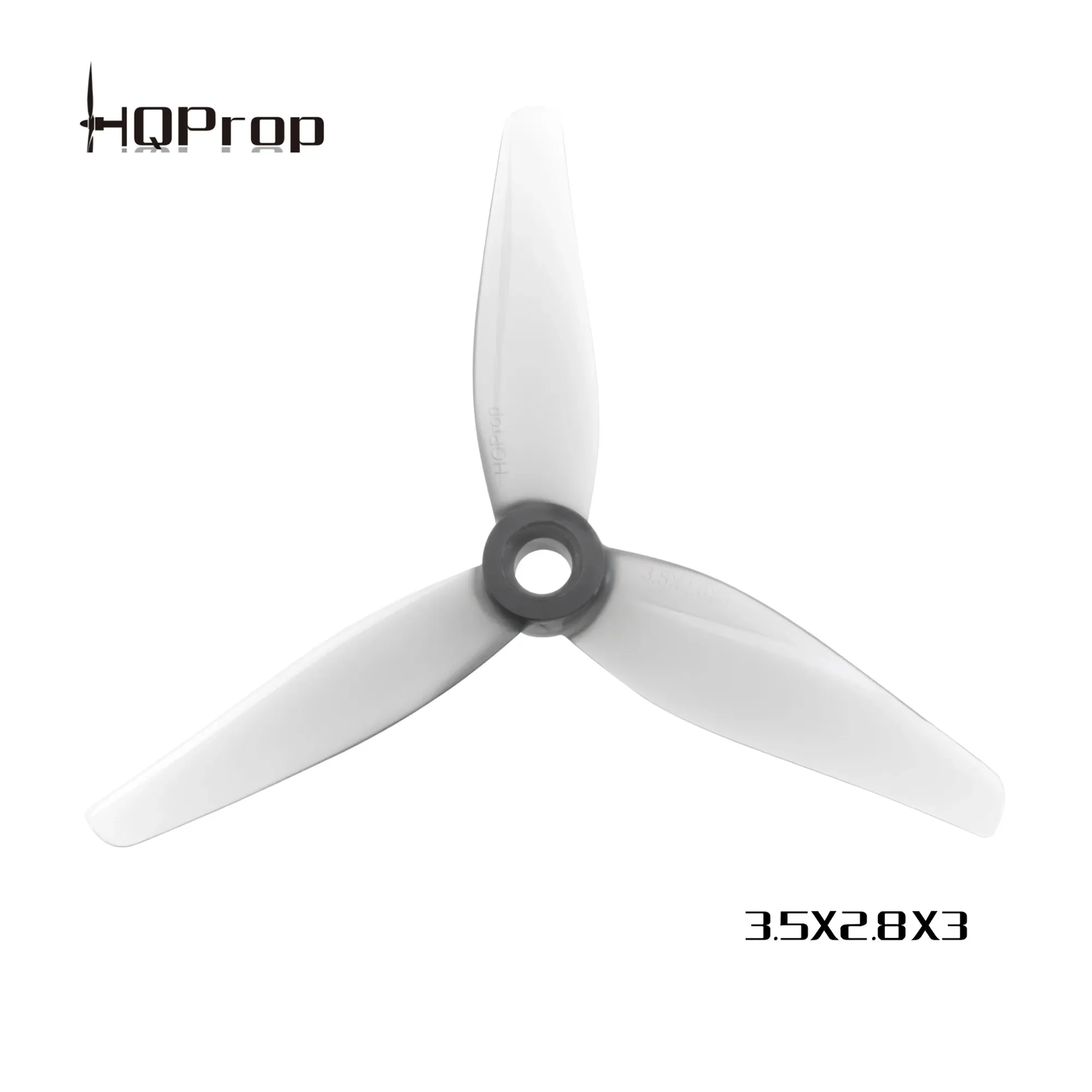 HQProp 3.5x2.8x3 Grey 5mm PC propeller HQProp 3.5x2.8x3 Grey 5mm PC propeller