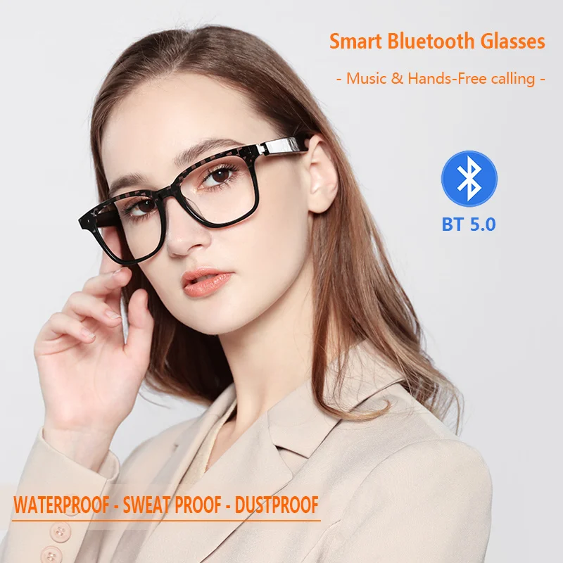 Smart Glasses With Bluetooth 5.0 Wireless Waterproof Bluetooth Smart Glasses Sunglasses for Driving Anti-blue Light Glasses Hot enlarge