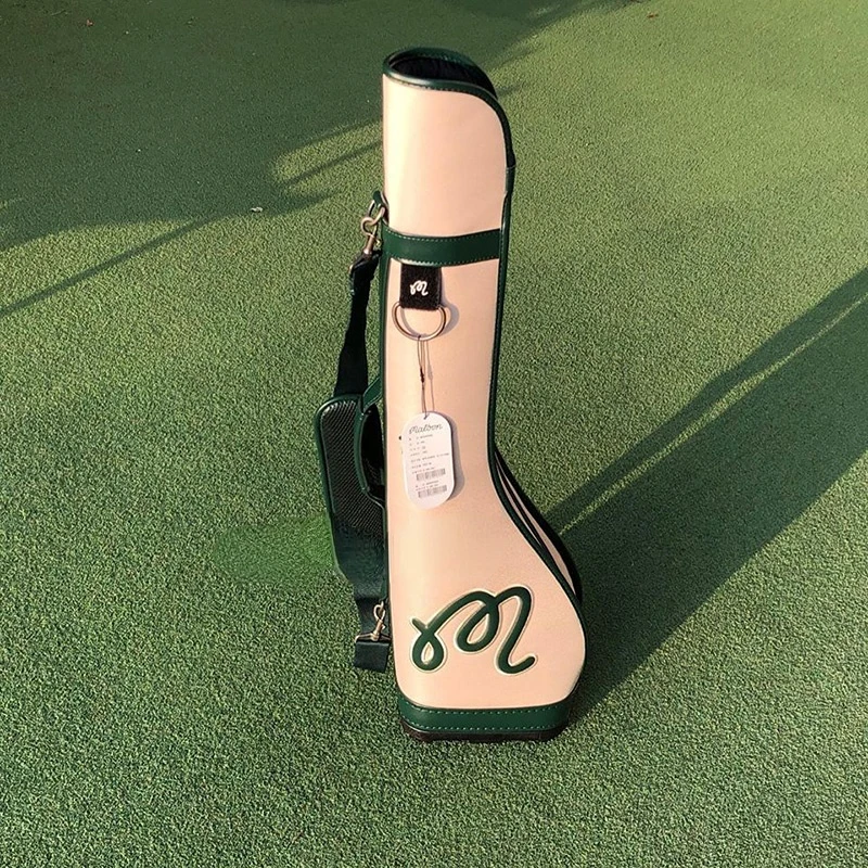 MALBON GOLF Korean Golf Sunday Bag 2023 New Canvas Golf Stand Bag Portable Mini Golf Gun Bag For Men  Women