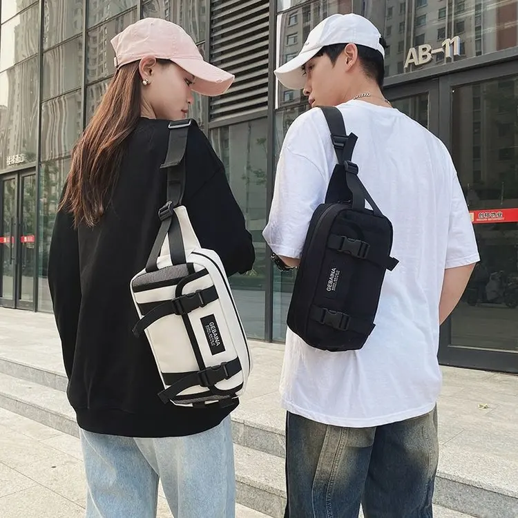 

Men Fashion Sling Bag Small Waterproof Crossbody Bag Casual Phone Chest Bag Daypack for Travelling Hiking Lightweight