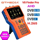 GTmedia V8 Finder Pro DVB-S2XS2ST2TC Combo Finder Meter H.265 AHD V8 Finder 2 DVB-S2X Satellite Finder Meter