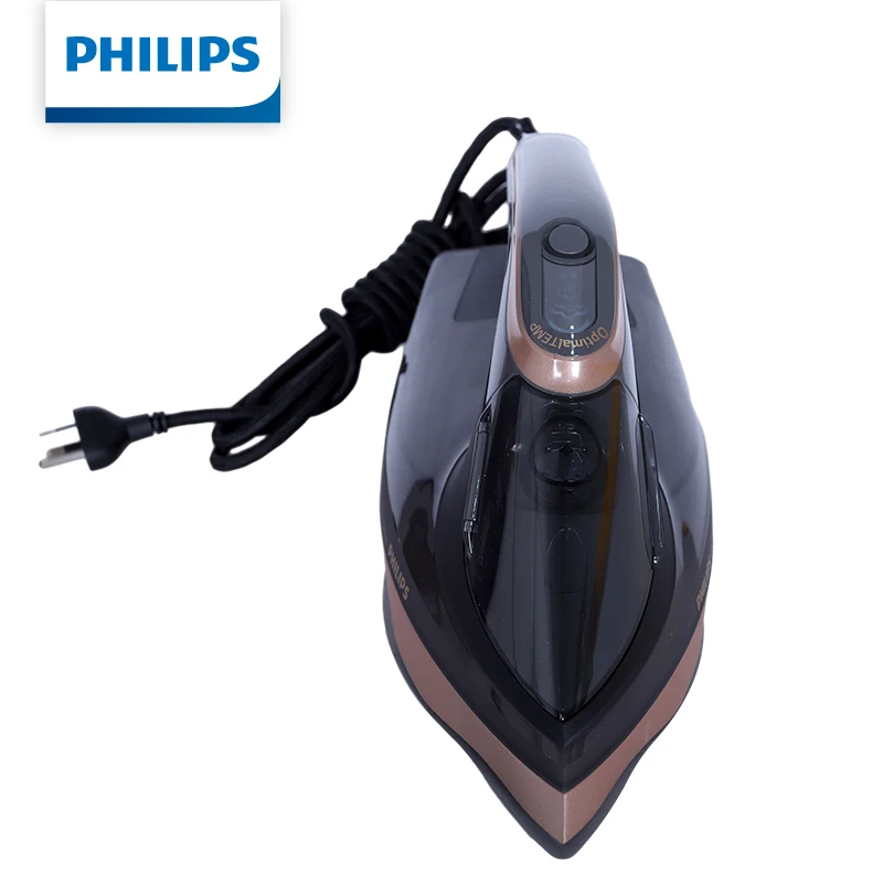 Фото Паровой утюг Philips DST8041 с интеллектуальным контролем температуры, 2200 Вт, мощность пара 260 г/мин, резервуар 350 мл, керамическая подошва, для горизонтального и вертикального глажения №4