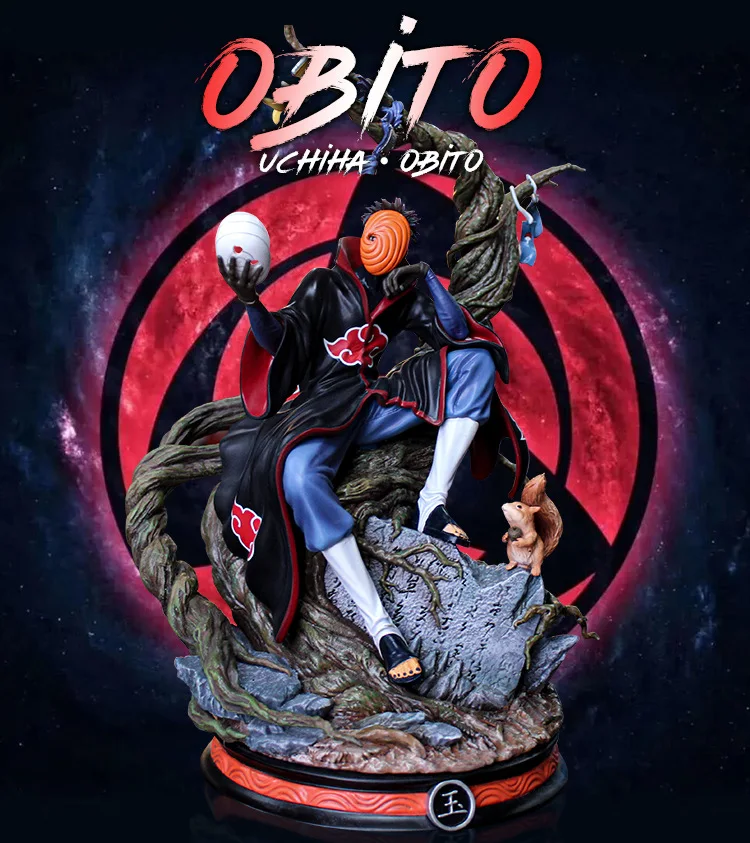 

New Naruto Anime Figure GK Shippuden Akatsuki Tobi Uchiha Obito PVC Action Figure Statue Collection Model Toys For Kids