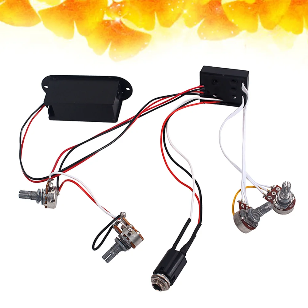 

2 Band Bass Amplifier Tone Control Wiring Harness 3 Equalizer Guitar Second Stage