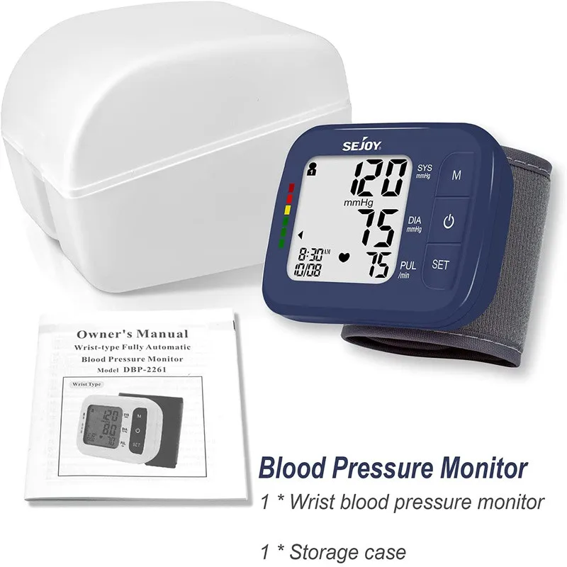 Автоматический тонометр для измерения артериального давления Sejoy монитор на