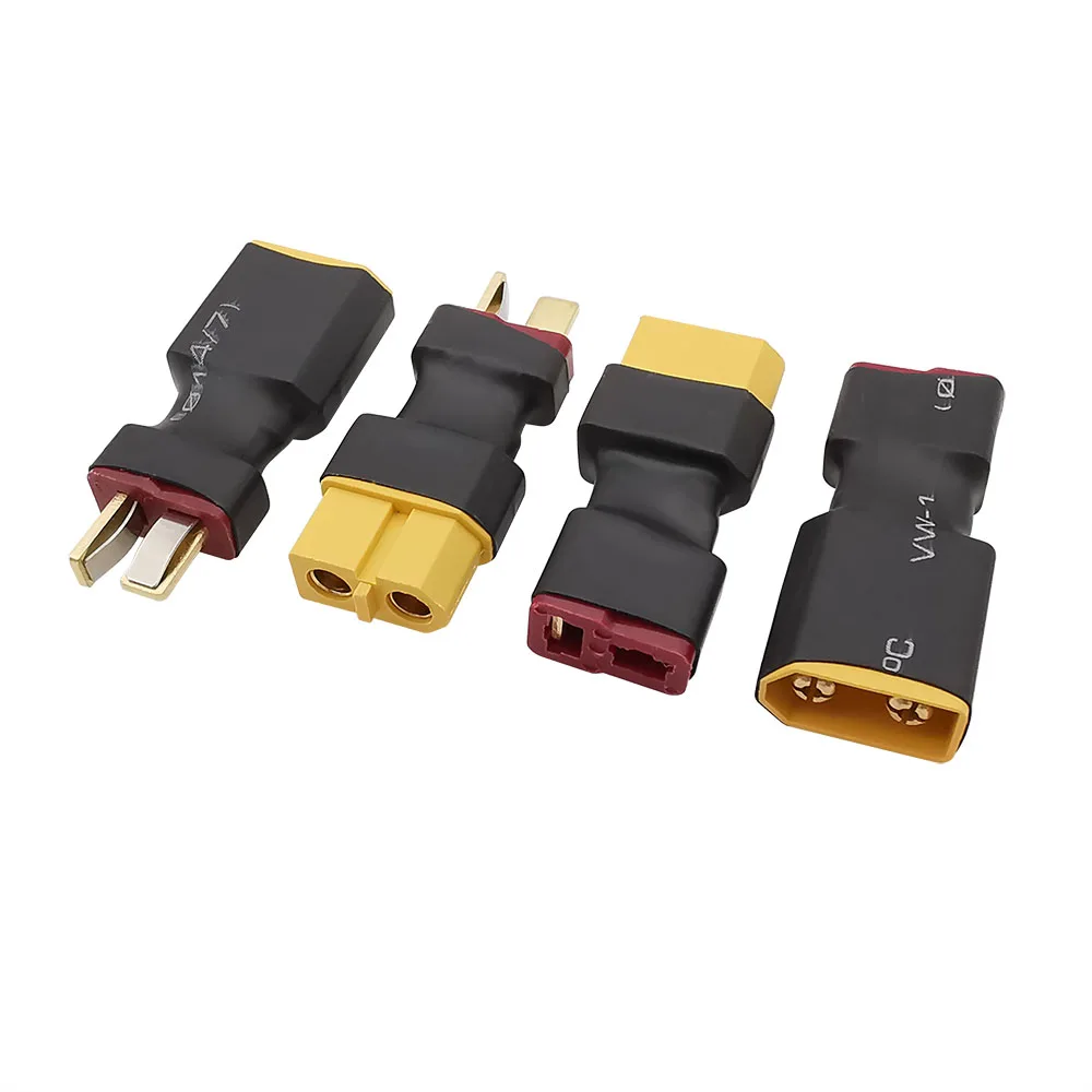 

1Pcs T Deans Plug Male / Female to XT60 Female / Male Connector Adapter For RC LiPo Battery Helicopter Quadcopter RC Parts