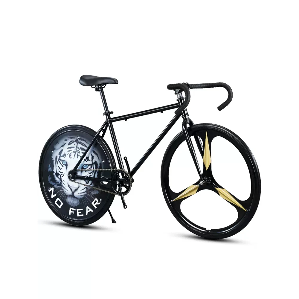 Купи Fixed Gear Bike 48cm Single Speed Bicycle Reverse Brake with 700C Aluminum Alloy Rims за 27,064 рублей в магазине AliExpress