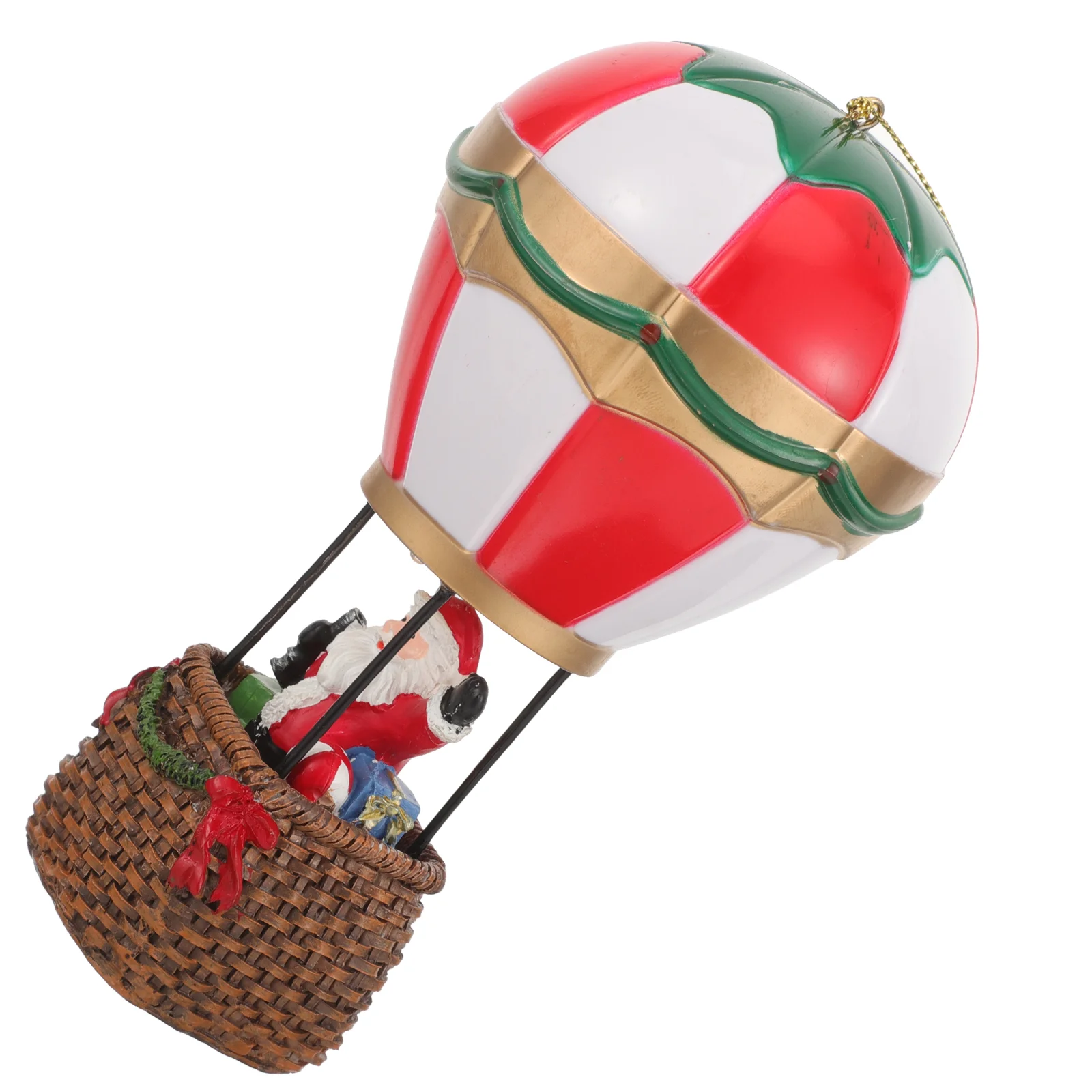 Рождественский орнамент из смолы воздушный шар старик Санта-Клаус ночник