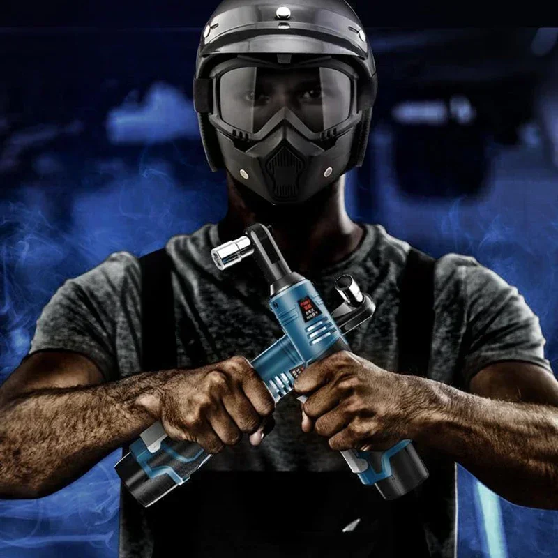 Автоматический Электрический шуруповерт 12 В ключ с трещоткой 90 ° Набор торцевых