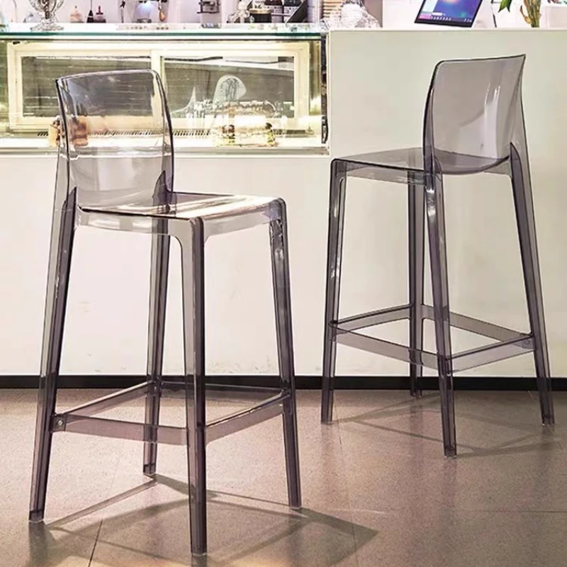 Современные мобильные барные стулья пластиковые дизайнерские для релаксации и
