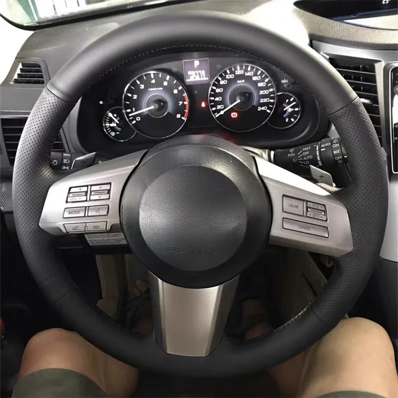 

Искусственная кожа с тесьмой из микрофибры для вентиляции для Subaru Outback Legacy 2009 2010 2011 2012, автомобильные аксессуары