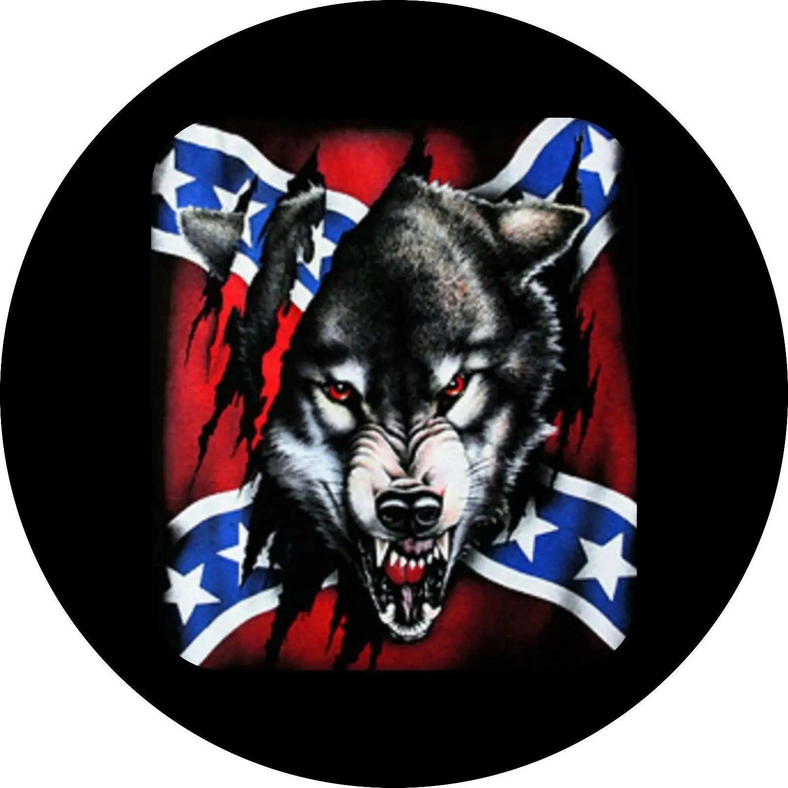

Rebel Wolf 2 Spare Tire Cover ANY Size, ANY Vehicle,Trailer,Camper,R