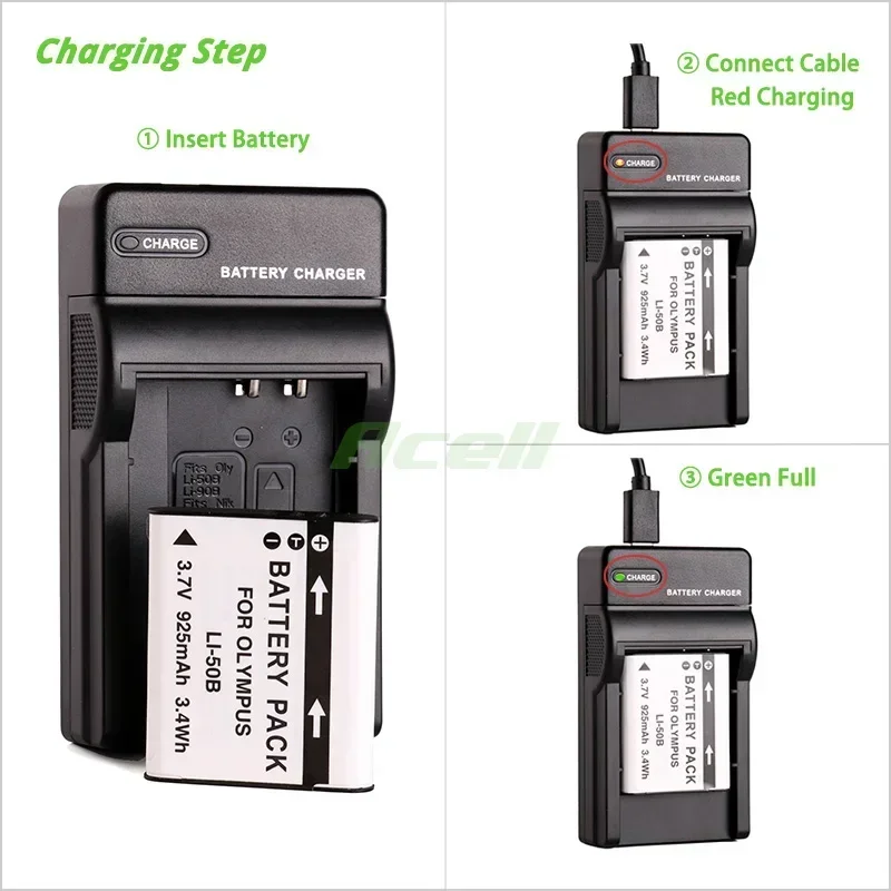 USB-зарядное устройство CGA-S005A/E для цифровой камеры Panasonic DMC-LX1 LX2 LX3 FX50 FX100 FX150 FX180 FX3 FX8