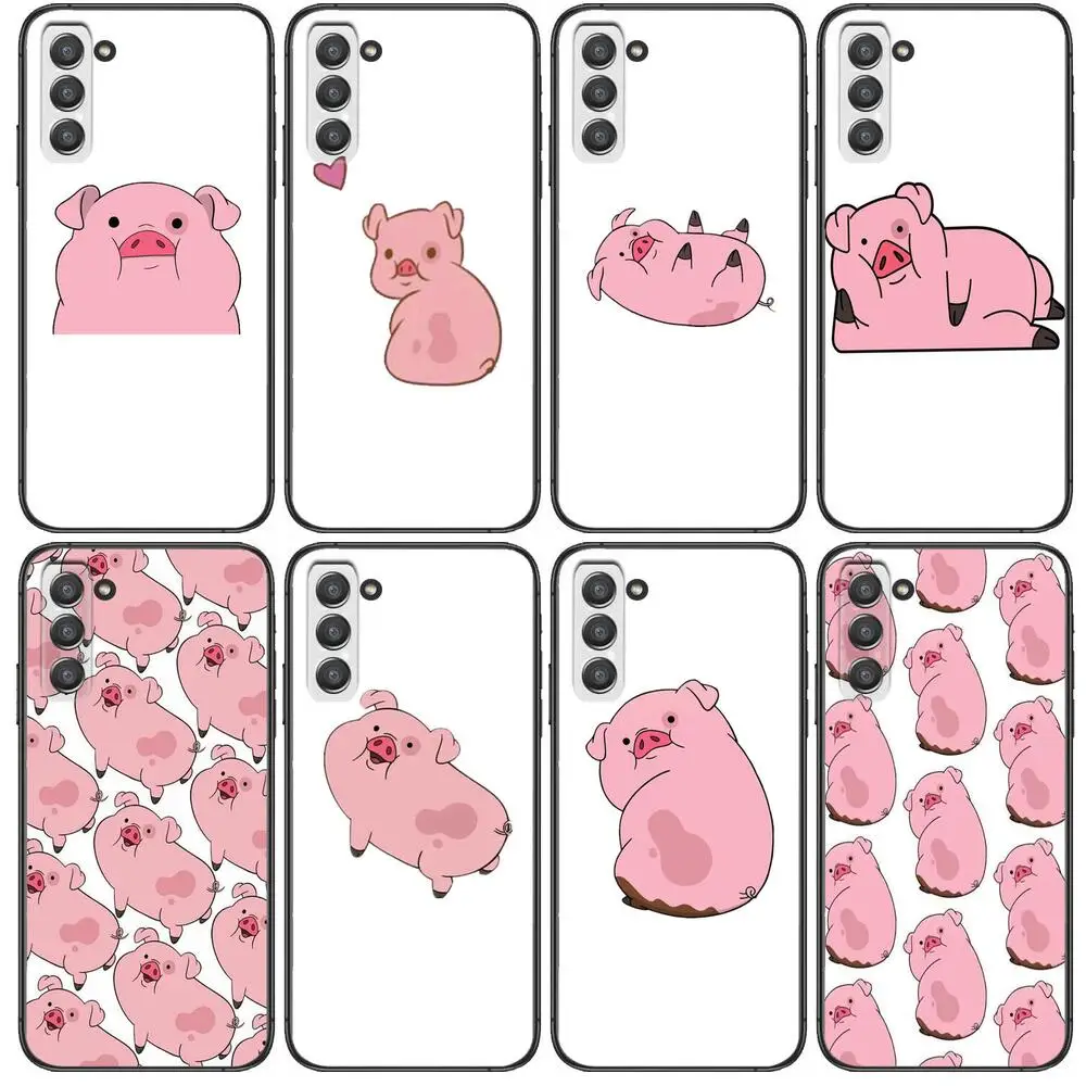

Cartoon Pig Case For SamSung Galaxy s6 s7 S8 S9 S10E S20 S21 S5 S30 Plus S20 fe 5G Lite Case Soft silicone phone skin Coque