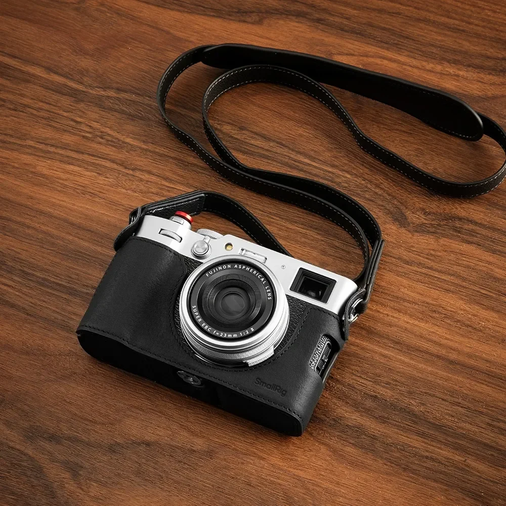 Кожаная сумка для фотоаппарата Smallrig с ремешком на плечо FUJIFILM X100VI ретро ручная