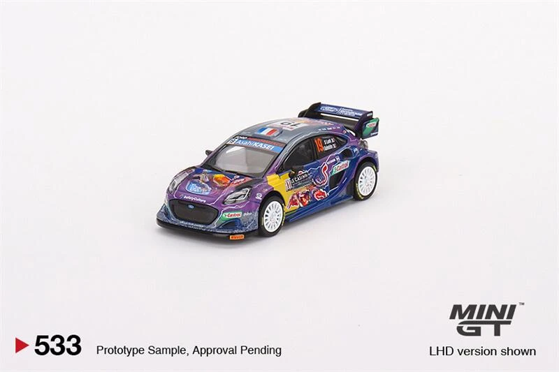 

MINI GT 1:64 Ford RB Rally1 #19 MonteCarlo Winner Car