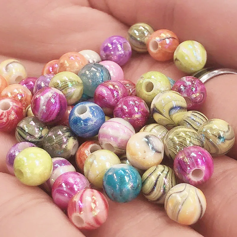 

DIY8mm10mm50/100/200pcs Smiling face bead bracelet for women seed beads large beads for jewelry making halloween jewelry