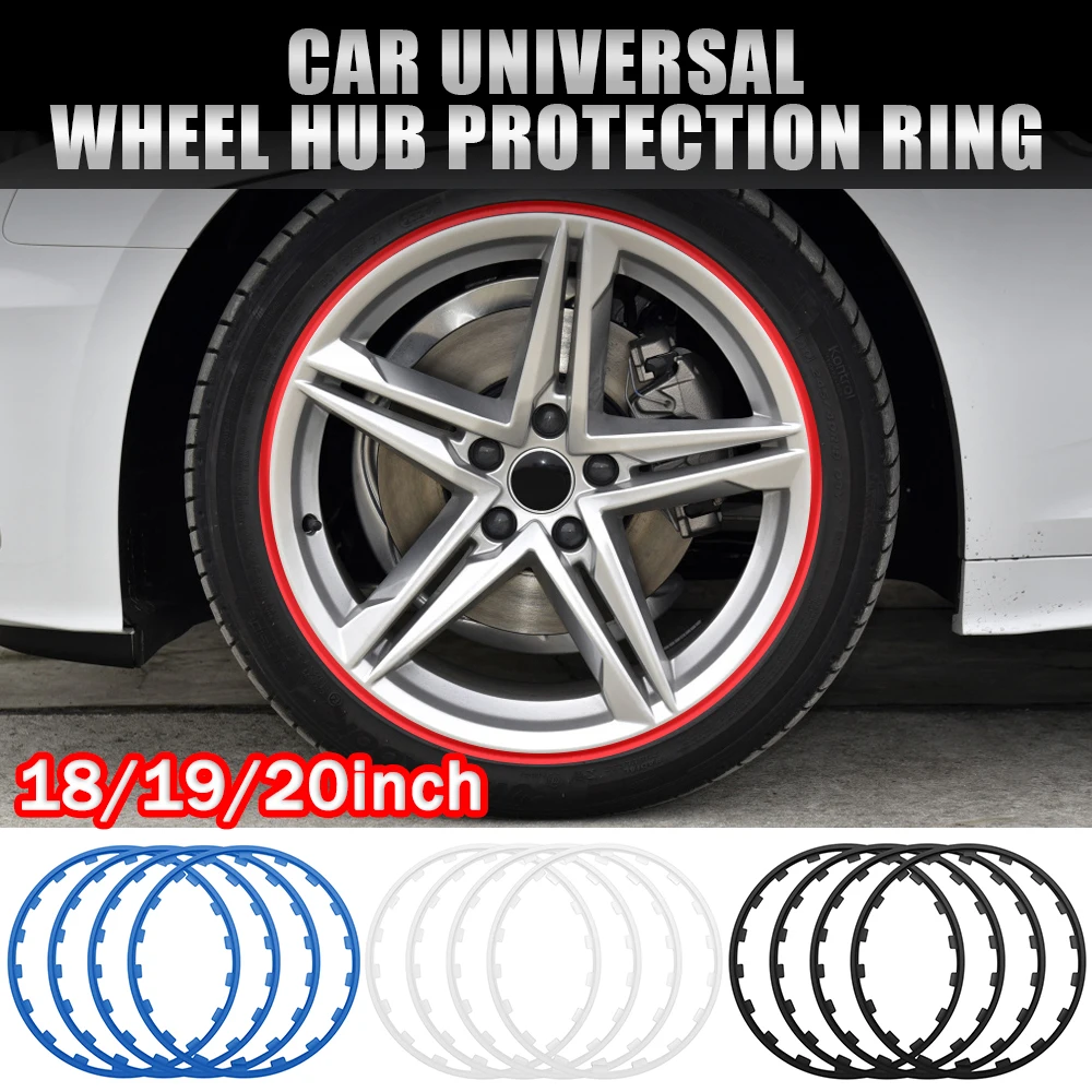 

18/19/20inch Car Wheel Rims Protector Decor Strip Tire Guard Line for Audi Sline A4 B8 B6 B7 B9 A3 8P 8V 8L A6 C7 C6 C5 A5 Q5 A1