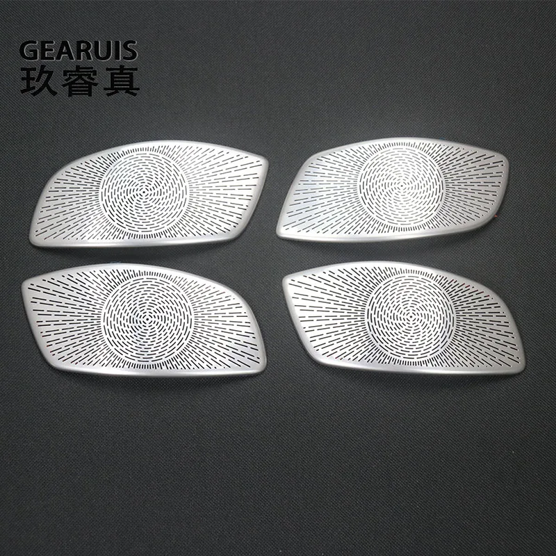 

Панель на дверную ручку автомобиля для Audi A1 S1 8X 2011-2018, Громкая колонка, звуковая панель, стереозвук, крышка для динамика, наклейка, отделка, автомобильные аксессуары