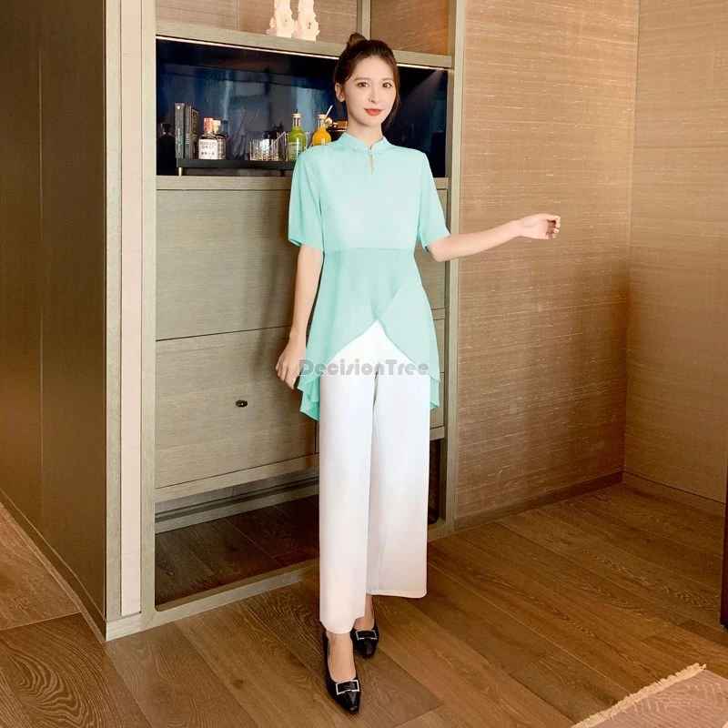 2024 винтажная простая искусственная терапия ног и режим ванны в китайском стиле