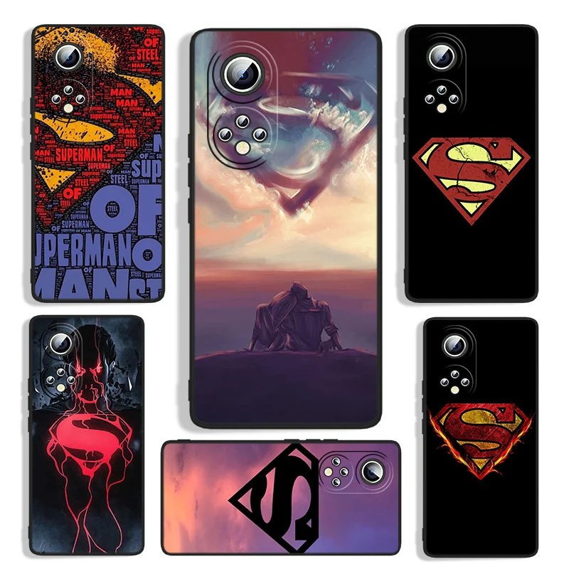 

Super logo Man Phone Case For Huawei Honor 9S 9X 9C 9A 9 8X 8C 8A 8 7S 7C 7A Lite Pro MAX Prime Black Cover
