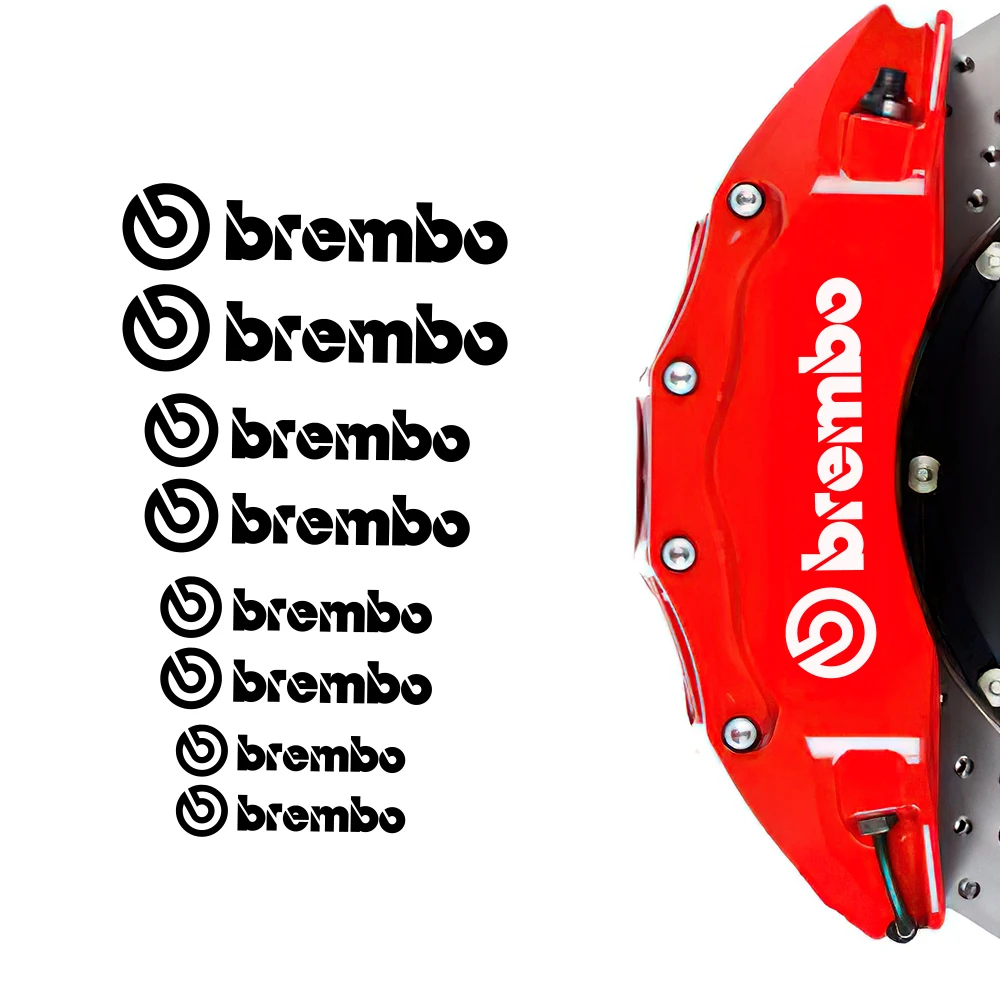 8 шт. для Brembo текстовый тормозной суппорт высокотемпературная виниловая наклейка