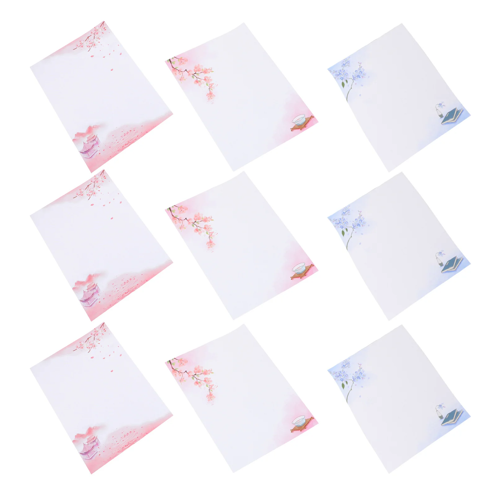 

30 Sheets Stationery Paper Antique Stationary Paper School Paper Products Letter Writing Paper Vintage Note Paper