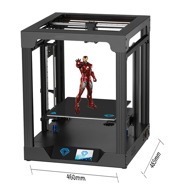 

SP-5 Mute Printing 3D Printer Machine FCC ROHS CE Certified DIY 3D Printer with PLA Wood ABS Plastic Carbon Fiber PETG Filament