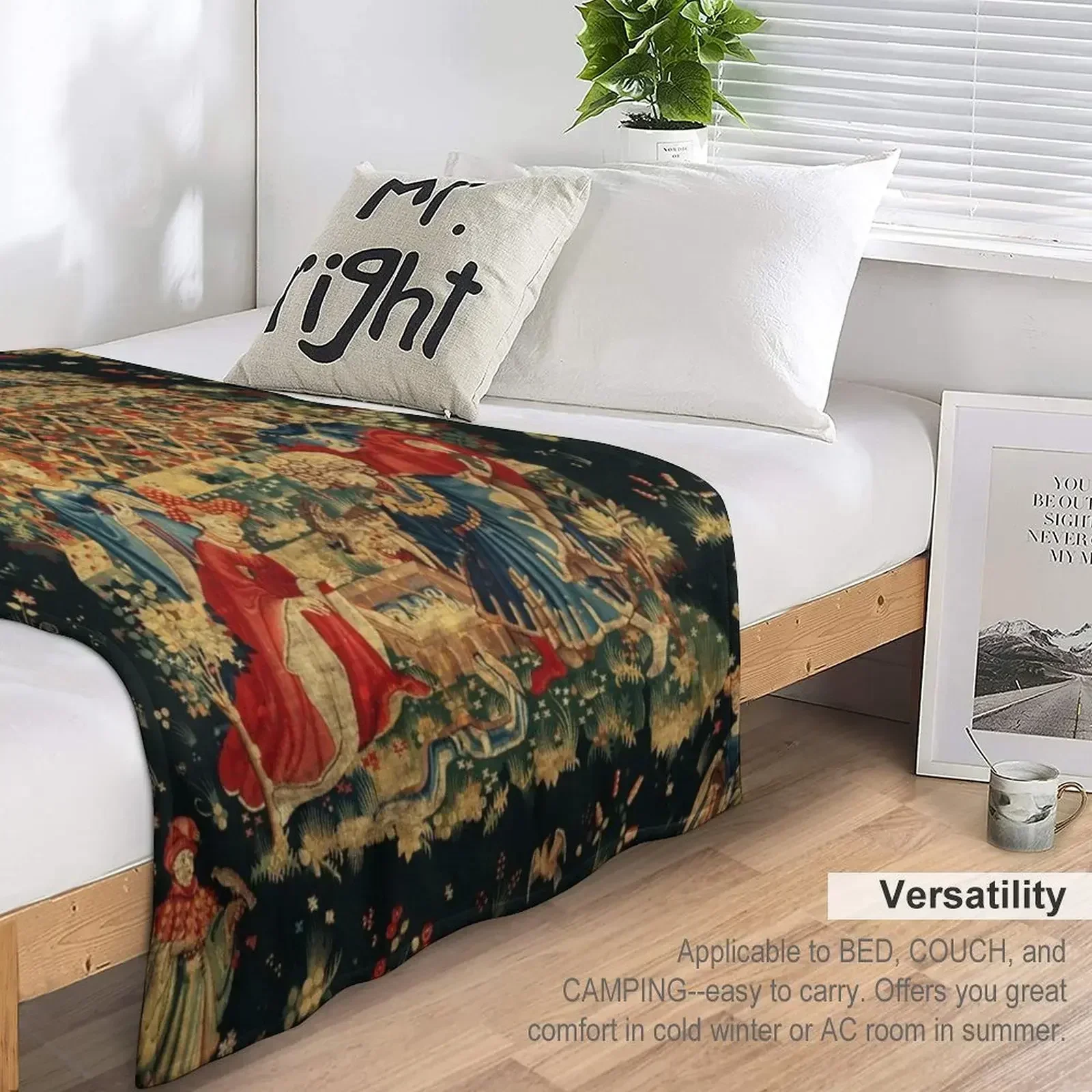 Джакобеан с цветочной вышивкой Crewel цифровое искусство векторная живопись пледы