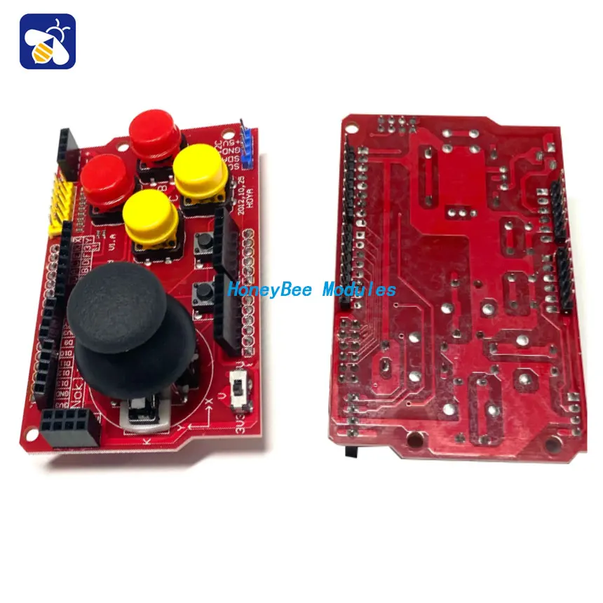 

JoyStick Shield game joystick expansion board emulates keyboard and mouse functions for UNOR3 development boards