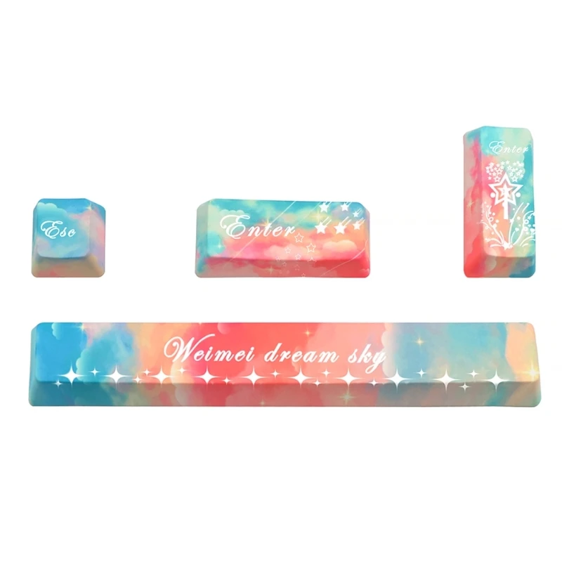 

4 клавиши Esc, между 6.25u, клавиатура, сменная Клавиша клавиатуры PBT, пятисторонняя красящая подставка, OEM профиль для механической клавиатуры