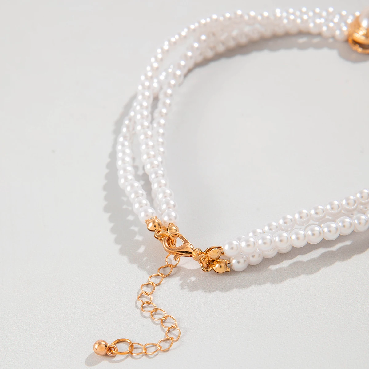 Tocona 2024 новое простое ожерелье из бисера с искусственным жемчугом многослойное