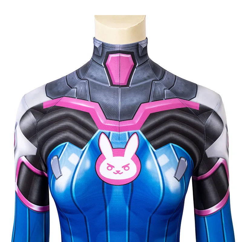 DVA костюмы для косплея игра Overwatch Летний комбинезон Хэллоуин Рождество карнавал