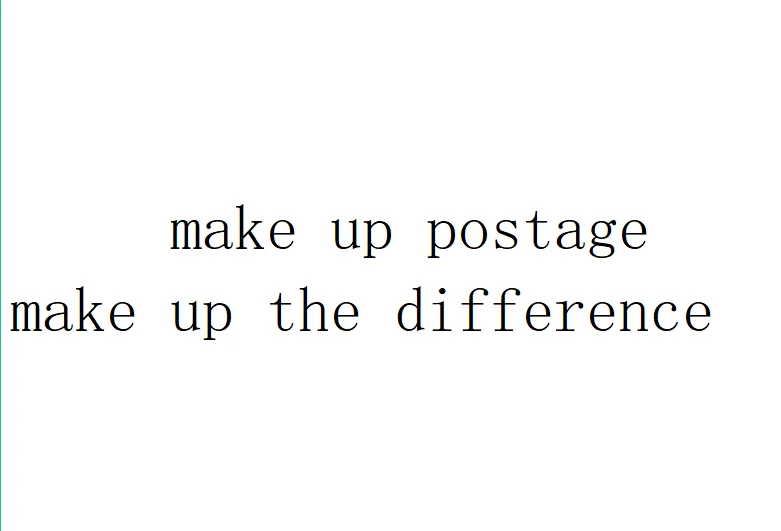 

make up the difference