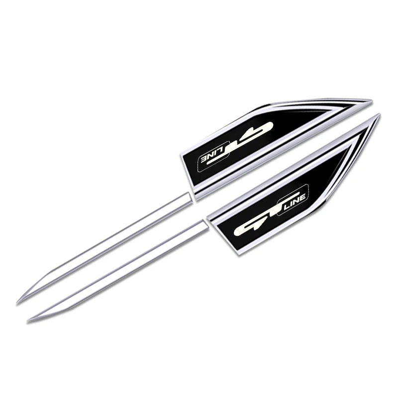 

2pcs car accessory Side Doors Blade car stickers for kia k3 k5 seltos atlantica Forte RIO STINGER gt gtline xline