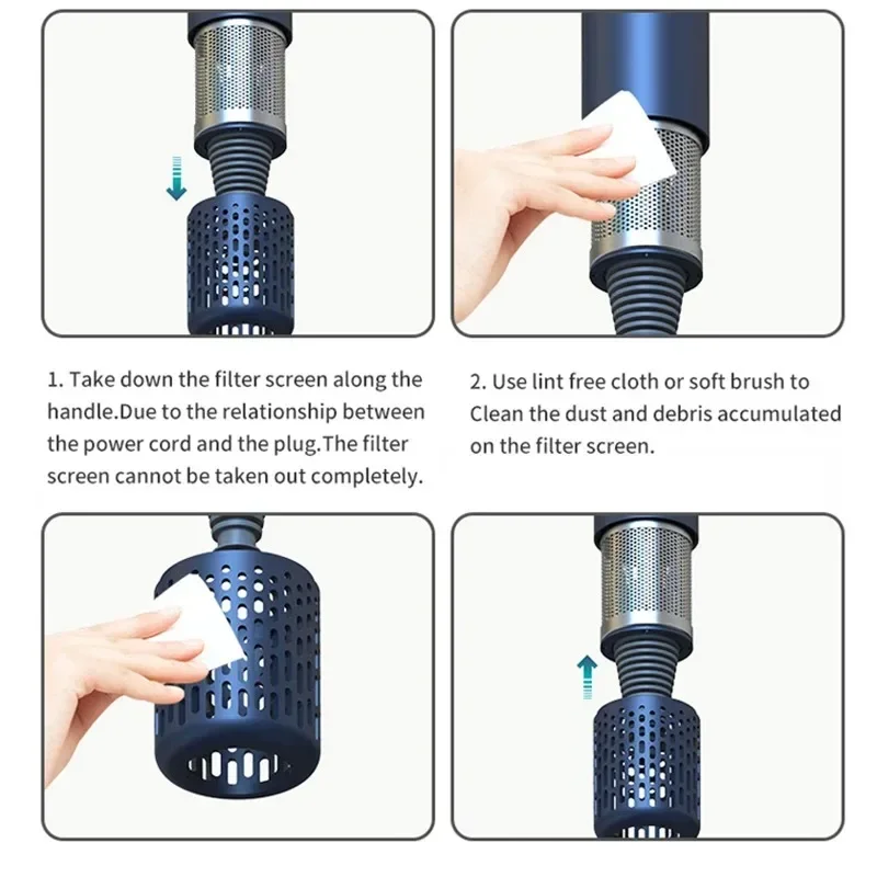 Профессиональный безлистный фен 1600 Вт Мощный суперфен 220 В для