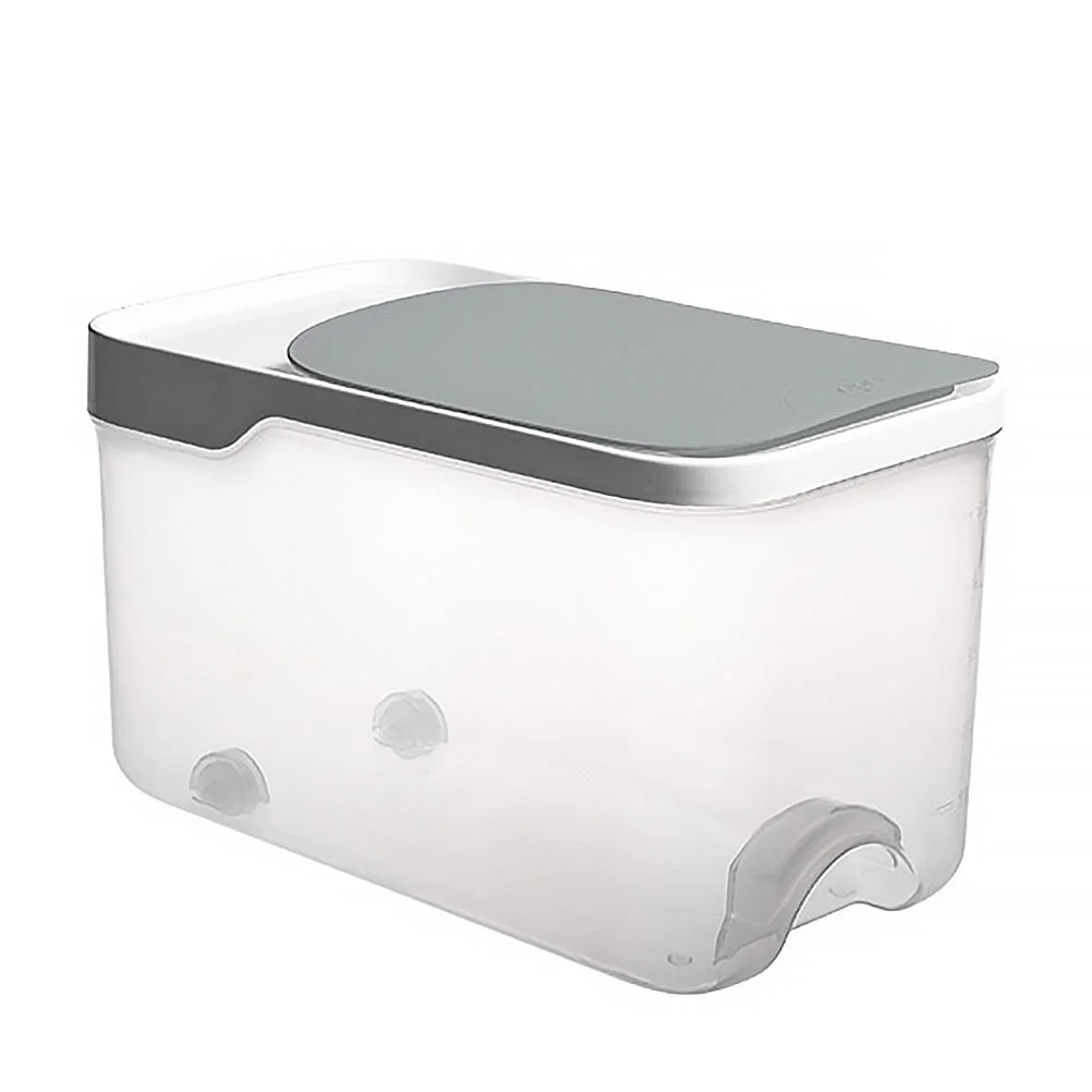 

Bucket Storage Box Laundry Powder Container Plastic Rice Containers Bin Big Eater Insect-resistant Kitchen Household Cereals
